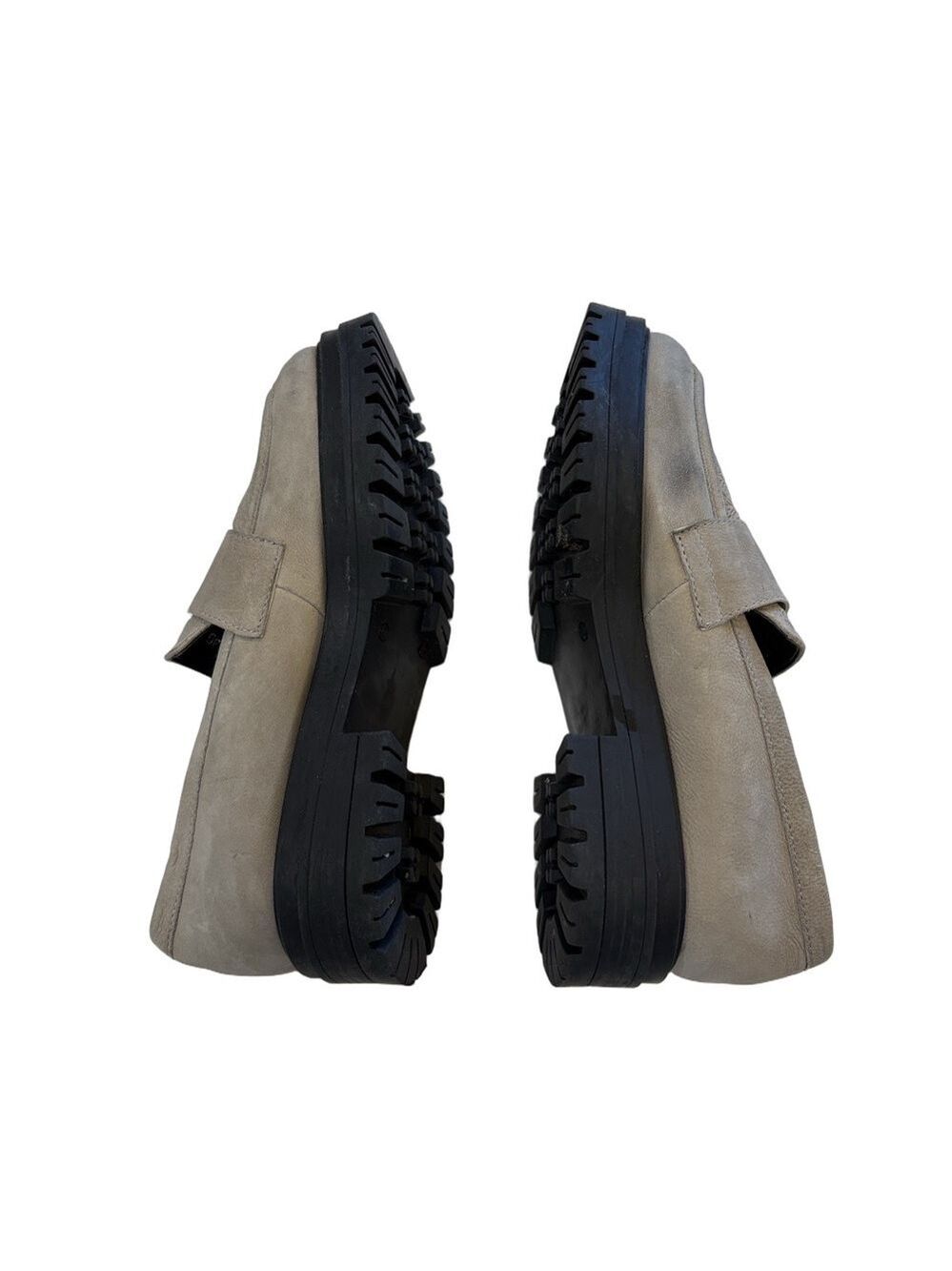 Miz Mooz Size EU 40 Daria taupe suede lug sole platform loafer. - Picture 4 of 10